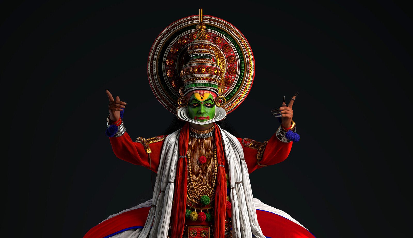 Kathakali Performance in Malayalam